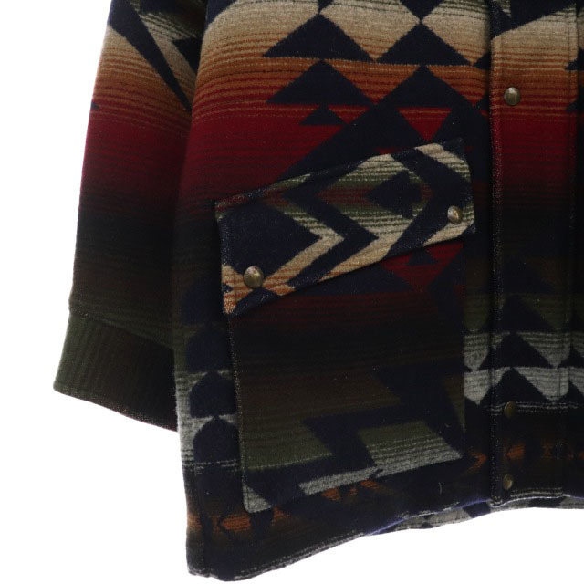 PENDLETON(ペンドルトン)のペンドルト 3Mネイティブ柄ブランケットコート ステンカラー 総柄 マルチカラー メンズのジャケット/アウター(ステンカラーコート)の商品写真