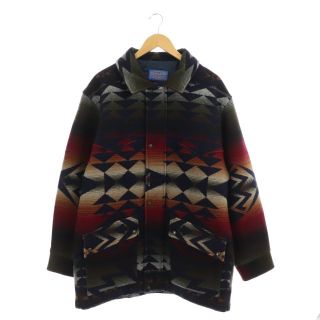 ペンドルトン(PENDLETON)のペンドルト 3Mネイティブ柄ブランケットコート ステンカラー 総柄 マルチカラー(ステンカラーコート)