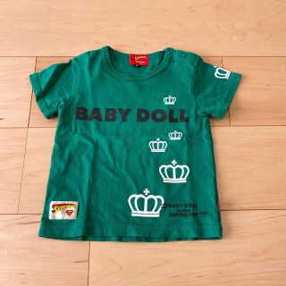 ベビードール(BABYDOLL)のbaby doll Tシャツ　グリーン　90(Tシャツ/カットソー)