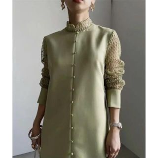 Ameri VINTAGE - 週末限定価格‼️MELON SLEEVE STRAIGHT DRESSの通販 Ameri VINTAGE - 週末限定価格‼️MELON SLEEVE STRAIGHT DRESSの通販