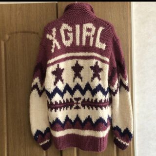 エックスガール(X-girl)の【中古美品】x-girl ボアブルゾン　サイズ1大きめ　かなりきれいです！(ブルゾン)