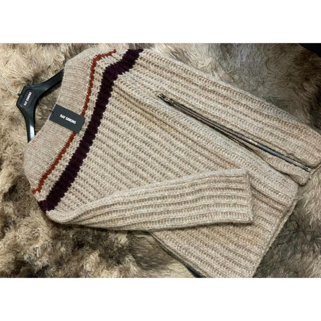 RAF SIMONS ジップニットセーター 新しいコレクション 13230円引き