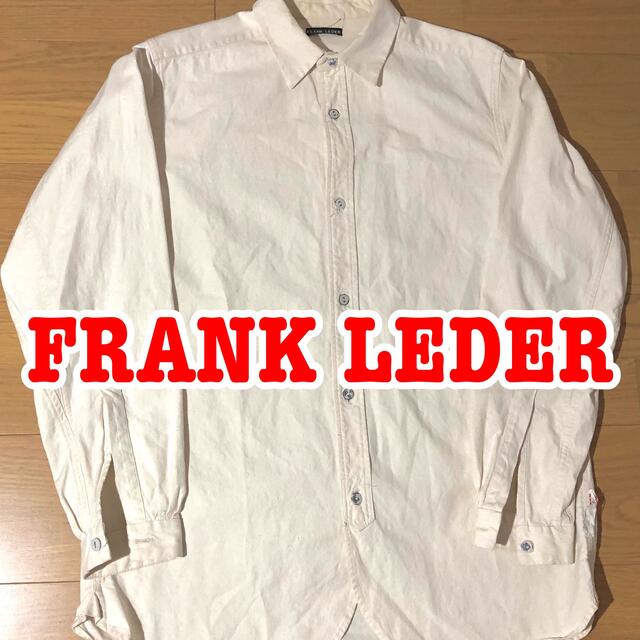 定価6.3万 FRANK LEDER リネン スキッパー シャツ S ドイツ製