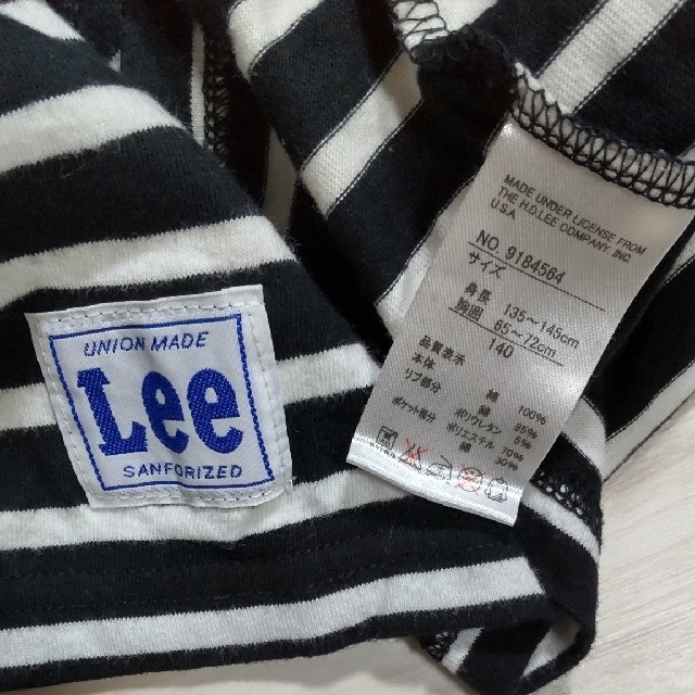 Lee(リー)のLee ボーダー長袖Tシャツ 140 キッズ/ベビー/マタニティのキッズ服男の子用(90cm~)(Tシャツ/カットソー)の商品写真