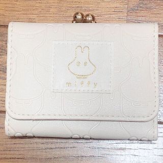  ミッフィー コンパクト財布（おばけWHITE）(キャラクターグッズ)