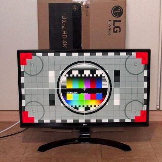 エルジーエレクトロニクス(LG Electronics)のLG 4K液晶 IPS液晶 24UD58-B 2020年製 付属品元箱 動作良(PC周辺機器)