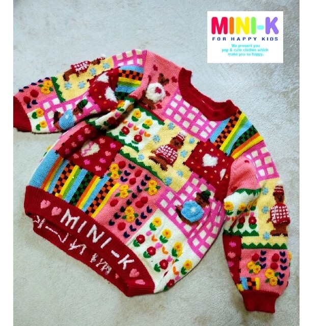 MINI-K(ミニケー)のナルミアインターナショナル MINI-K / 130 キッズ/ベビー/マタニティのキッズ服女の子用(90cm~)(ニット)の商品写真