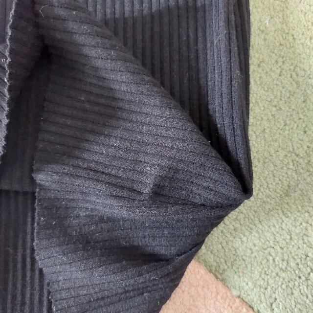 coen(コーエン)の37様専用coenテレコリブロングスカート※ブラックM レディースのスカート(ロングスカート)の商品写真