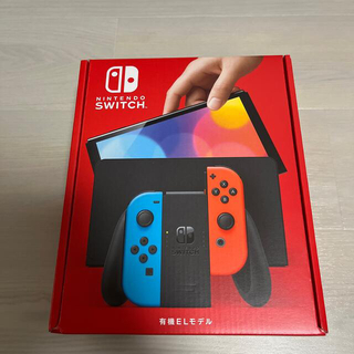 ニンテンドースイッチ(Nintendo Switch)のニンテンドースイッチ(有機EL) ネオン　新品未開封(家庭用ゲーム機本体)