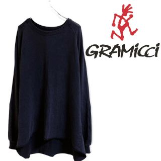 グラミチ(GRAMICCI)のgramicchi USA 製品染めカットオフクルーネックスウェット　グラミチ(スウェット)