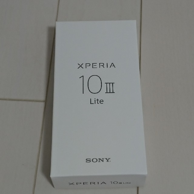 専門ショップ Xperia - SONY XPERIA 10 III Lite XQ-BT44 ブラック スマートフォン本体