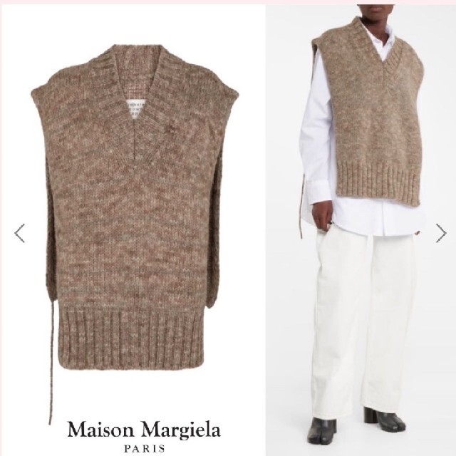 ファッションの Maison ニットベスト メゾンマルジェラ Margiela