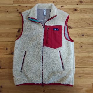 パタゴニア(patagonia)のパタゴニア　レトロX　ベスト　ナチュラルレッドＳ(ダウンジャケット)