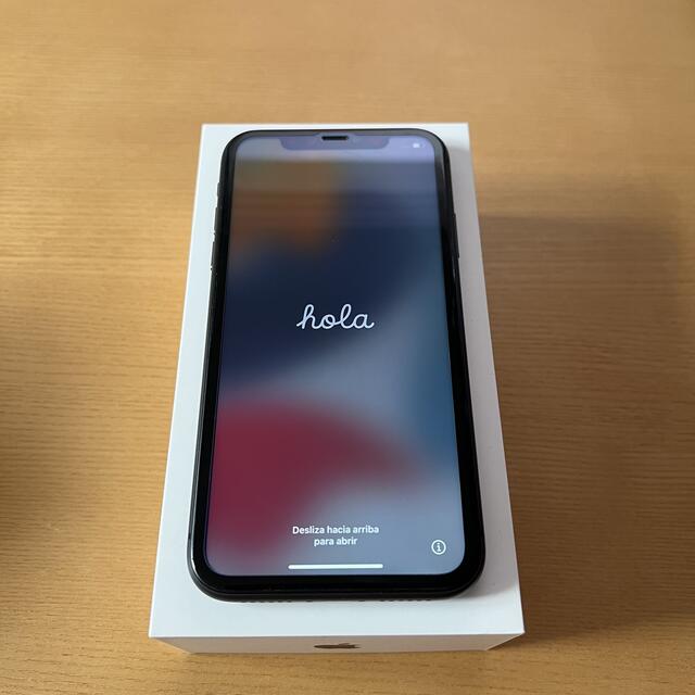 スマートフォン/携帯電話iPhone 11 ブラック 256 GB Softbank simロック解除