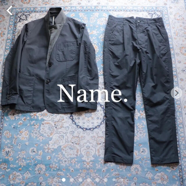 name. 14ss 2way 多重ポケット セットアップスーツ セットアップ