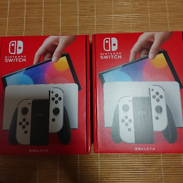 新型 新品 2台 Nintendo Switch スイッチ 有機el ホワイト