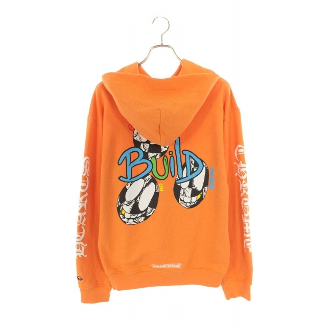C H - クロムハーツ MATTY BOYバックプリントプルオーバーパーカー Lの