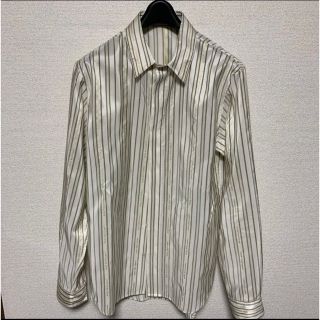 ディオールオム(DIOR HOMME)の19ss DIORストライプシルクシャツ　新品　(シャツ)