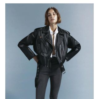 ザラ オンライン ライダースジャケット(レディース)の通販 31点 | ZARA