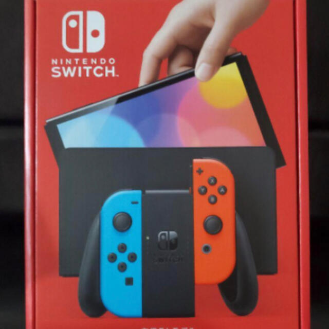 Nintendo Switch(ニンテンドースイッチ)のNintendo Switch 有機EL ネオン 本体 エンタメ/ホビーのゲームソフト/ゲーム機本体(家庭用ゲーム機本体)の商品写真