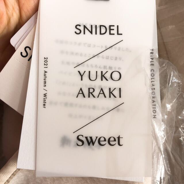 未使用 SNIDEL×新木優子×sweetコラボレーションポンチョコート 未使用 SNIDEL×新木優子×sweetコラボレーションポンチョコート