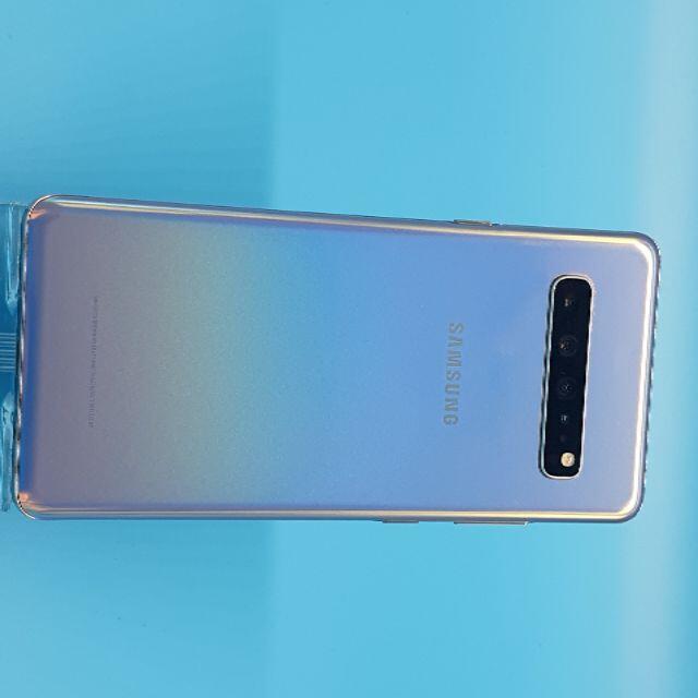 超美品 S10 5G 256GB SM-G977N 海外SIMフリー シルバースマートフォン