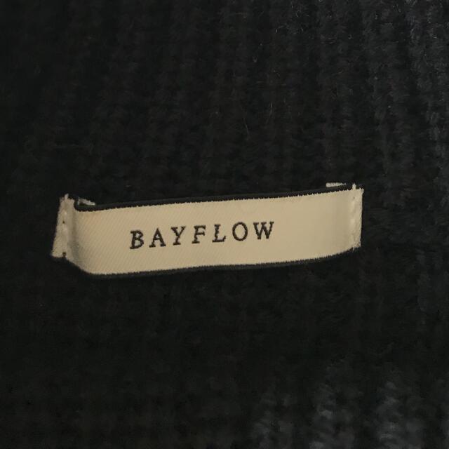 BAYFLOW(ベイフロー)のBAYFLOW ベイフロー　 ソフトタッチ畦編みハイネックニット  レディースのトップス(ニット/セーター)の商品写真