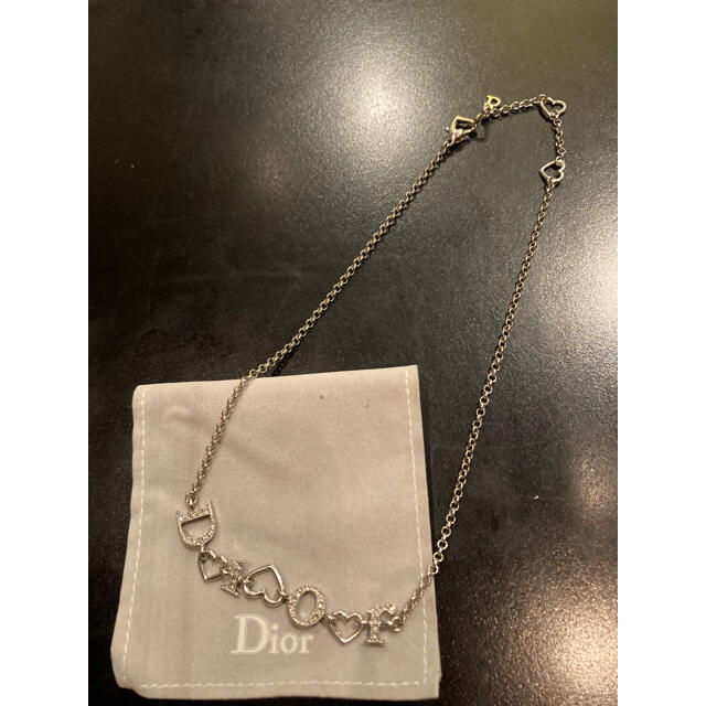 Christian Dior(クリスチャンディオール)のDIOR ネックレス　ロゴ　ディオール レディースのアクセサリー(ネックレス)の商品写真