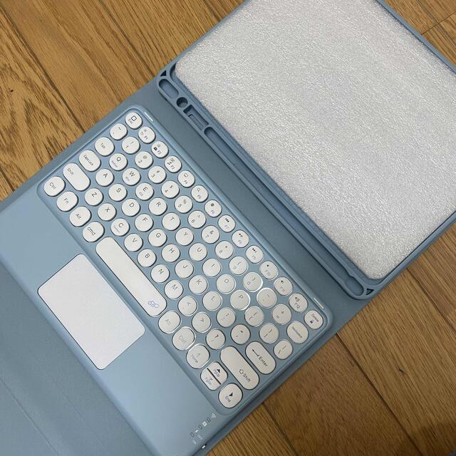 iPadPro 11インチ キーボード ブルー スマホ/家電/カメラのスマホアクセサリー(iPadケース)の商品写真