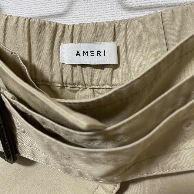 Ameri VINTAGE(アメリヴィンテージ)のアメリヴィンテージ belted chino skirt レディースのスカート(ロングスカート)の商品写真