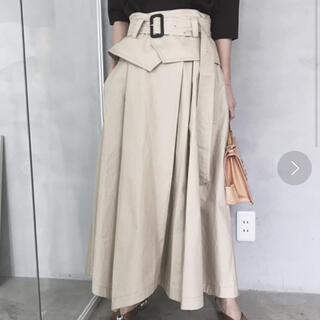 アメリヴィンテージ(Ameri VINTAGE)のアメリヴィンテージ belted chino skirt(ロングスカート)