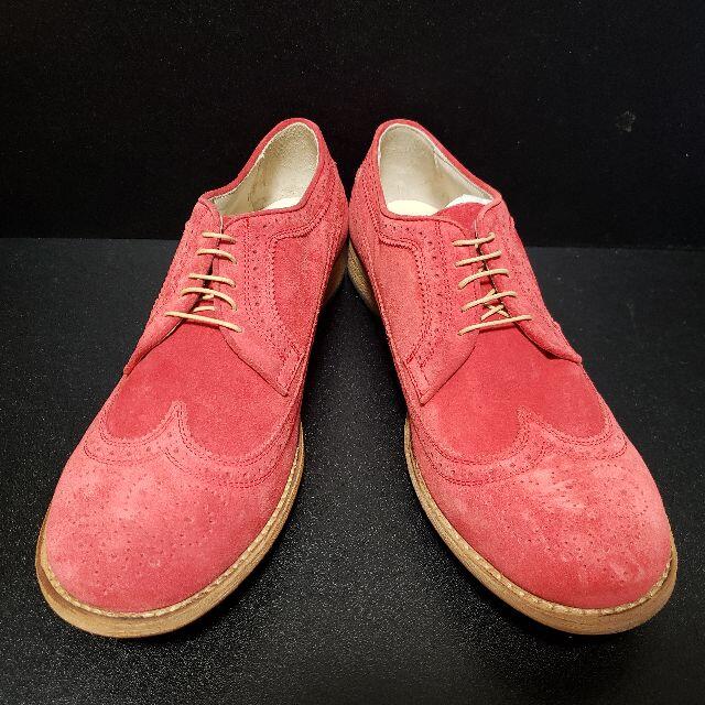 ボッカチーニ （Boccaccini） イタリア製革靴 赤 EU43.5