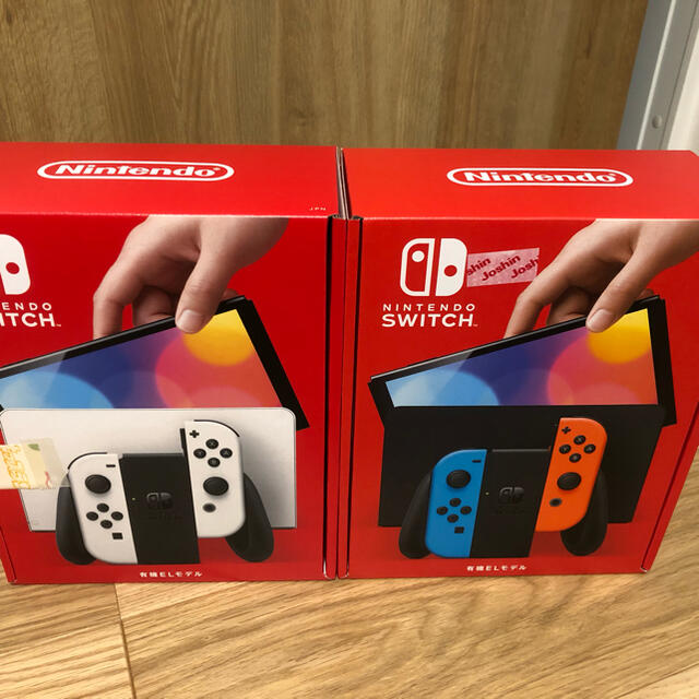 新型Nintendo Switch 本体(有機ELモデル）2台セット