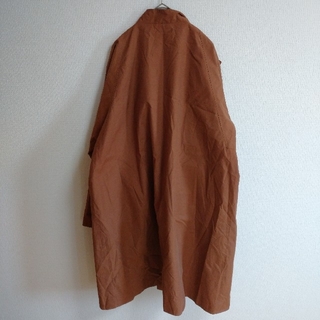 ベルギー製 ロングコート 薄手 L相当 ブラウンの通販 by IROIRO_ROOM ...