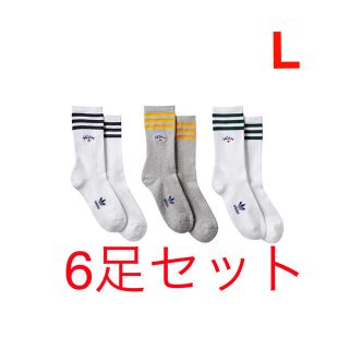 アディダス(adidas)のnoah adidas ソックス　L(ソックス)