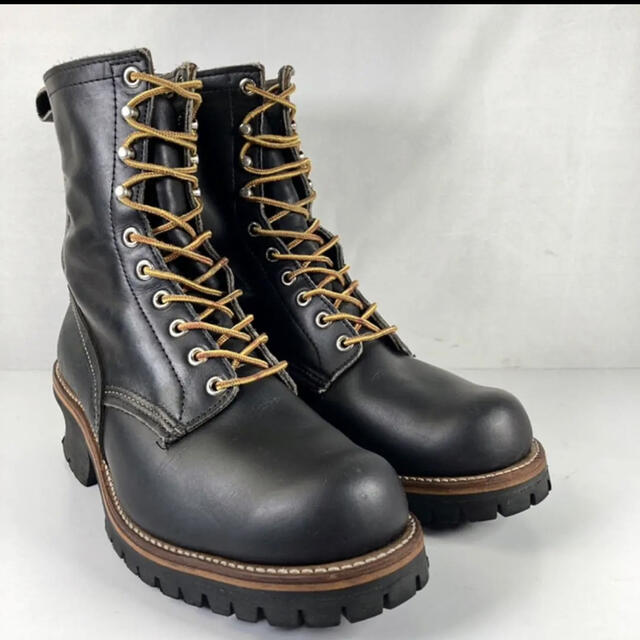 REDWING(レッドウィング)の★清潔★美品★レア★83年★699★プリント羽タグ★レッドウィング★ロガーブーツ メンズの靴/シューズ(ブーツ)の商品写真