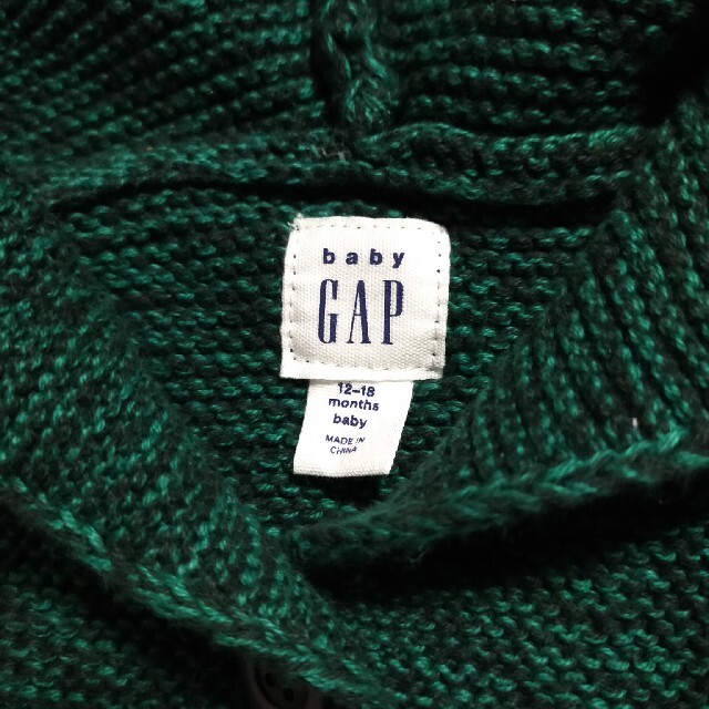 babyGAP(ベビーギャップ)のbabyGAP アウター 男の子 キッズ/ベビー/マタニティのベビー服(~85cm)(ニット/セーター)の商品写真