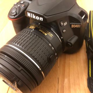 ニコン(Nikon)のNikon D3400 BLACK+AF-P 18-55mm f3.5-5.6G(デジタル一眼)