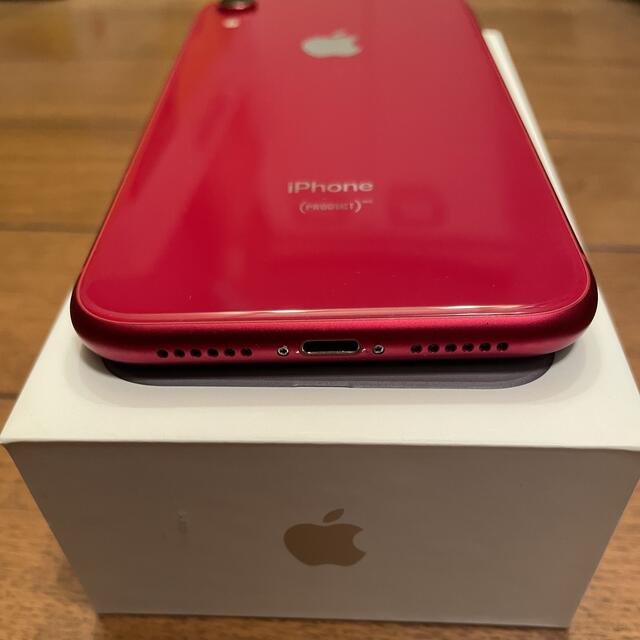 iPhone(アイフォーン)のiPhone XR 128GB プロダクトレッド スマホ/家電/カメラのスマートフォン/携帯電話(スマートフォン本体)の商品写真