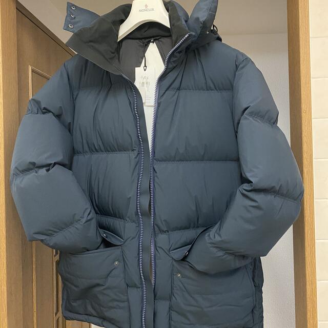 アズテックマウンテン ダウン ニット ネイビー アウター ブルゾン-