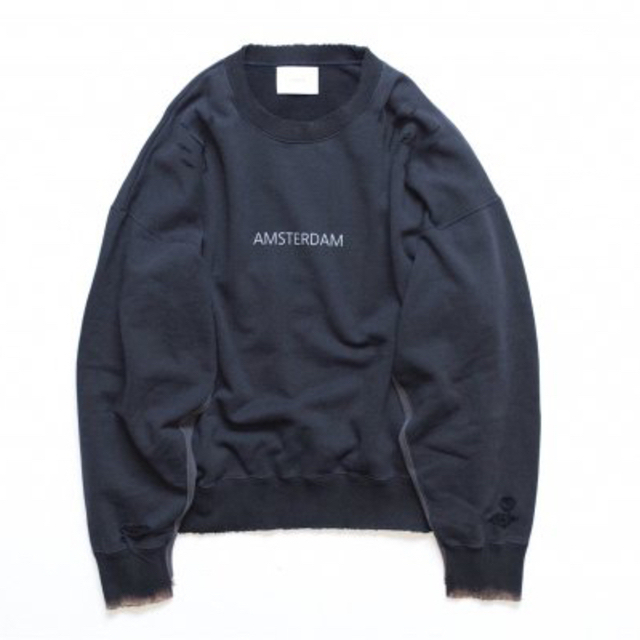 stein  OVERSIZED REBUILD SWEAT L/S　Navyトップス