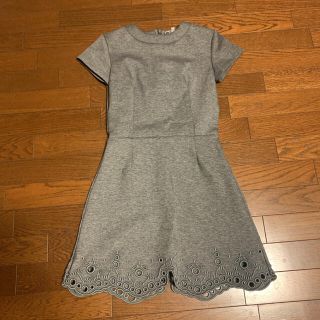 カルヴェン(CARVEN)のCARVEN ジャージーワンピース　JERSEY BRODERIE  DRESS(ひざ丈ワンピース)