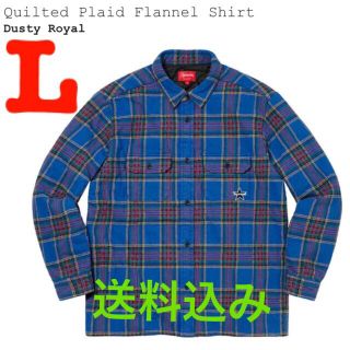 Supreme - 【Lサイズ送料込】Quilted Plaid Flannel Shirtの通販 by ...