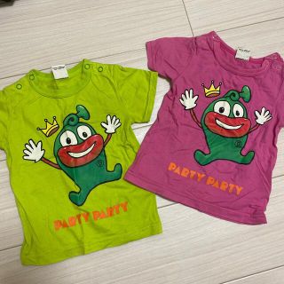 パーティーパーティー(PARTYPARTY)のベビー服　80 Tシャツ　2枚セット(Ｔシャツ)