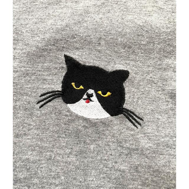 Design Tshirts Store graniph(グラニフ)のグラニフ　長袖　シャツ　猫　刺繍　S S レディースのトップス(Tシャツ(長袖/七分))の商品写真