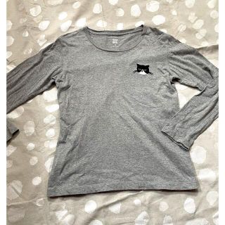 グラニフ(Design Tshirts Store graniph)のグラニフ　長袖　シャツ　猫　刺繍　S S(Tシャツ(長袖/七分))