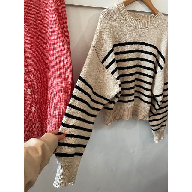 AURALEE border knit. 3