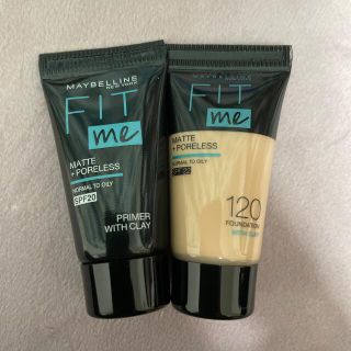 メイベリン(MAYBELLINE)のメイベリン　フィットミー　リキッドファンデーション 120  5ml  2個(ファンデーション)