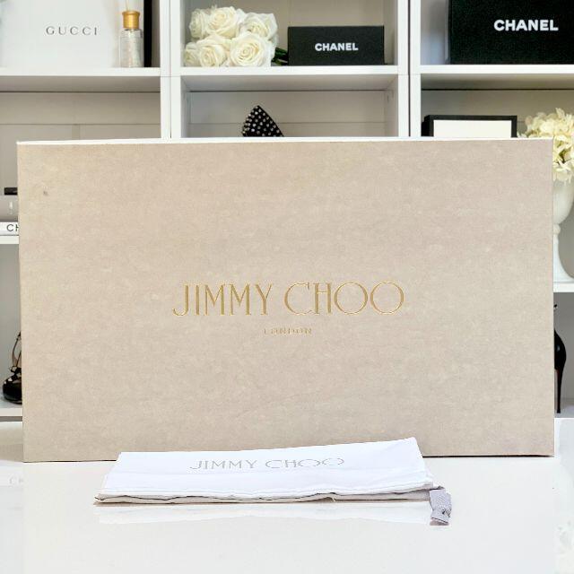 JIMMY CHOO(ジミーチュウ)の3272 未使用 ジミーチュウ JCロゴ ラバー レインブーツ 黒 レディースの靴/シューズ(レインブーツ/長靴)の商品写真