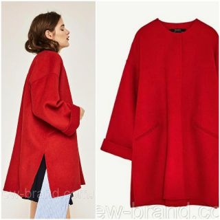 ZARA - 完売品 ザラ シルク ベルベット フロックコート ZARA - 完売品 ザラ シルク ベルベット フロックコート